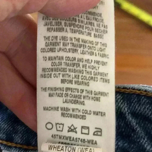 Joe’s  Jeans Wheaton High Rise Skinny Ankle Raw Hem Waist 27 - Picture 8 of 9